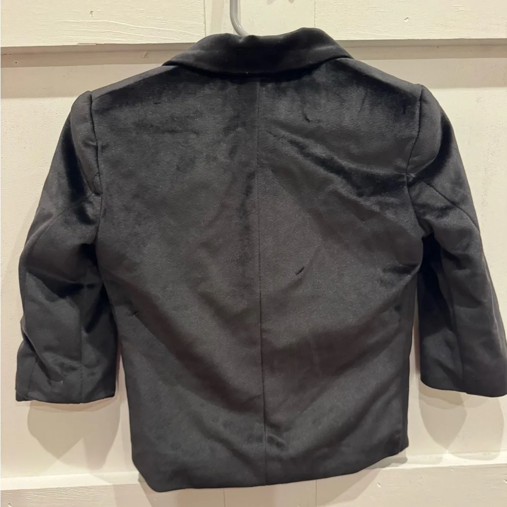 Nautica Kids Black Velvet Blazer